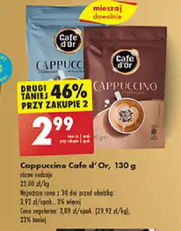 Biedronka Cappuccino Cafe d'Or, 130 g oferta