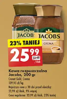Biedronka Kawa rozpuszczalna Jacobs, 200 g oferta