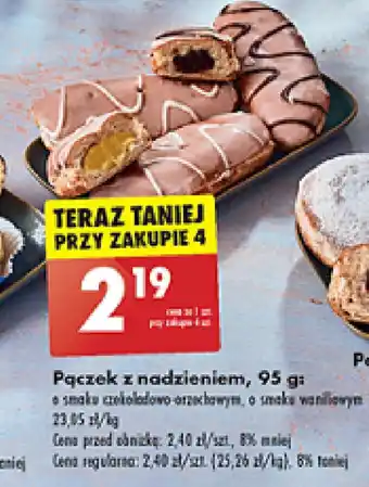 Biedronka Pączek z nadzieniem, 95 g oferta