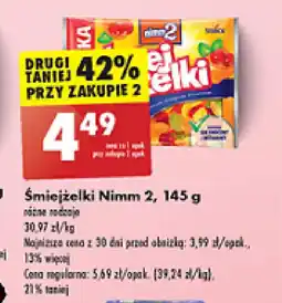 Biedronka Śmiejżelki Nimm 2, 145 g oferta