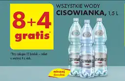 Biedronka WSZYSTKIE WODY CISOWIANKA, 1,5 L oferta