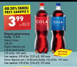Biedronka Napój gazowany Cola, 1,5 l oferta