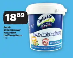 Netto Serek śmietankowy naturalny Delfiko Miletto 1kg oferta