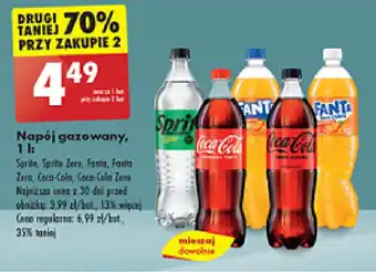 Biedronka Napój gazowany, 1 l oferta