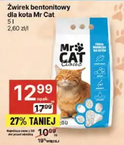Delikatesy Centrum Żwirek bentonitowy Mr Cat oferta