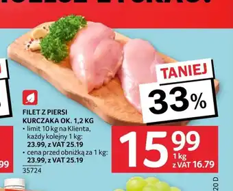 Selgros Filet z piersi kurczaka oferta