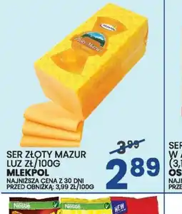 Wafelek Ser złoty Mazur oferta