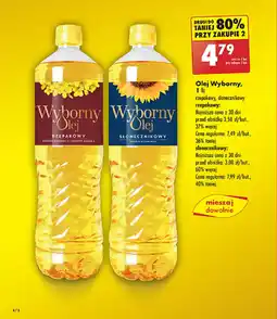 Biedronka Olej Wyborny, 1 l oferta
