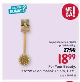 Rossmann For Your Beauty, szczotka do masażu ciała oferta