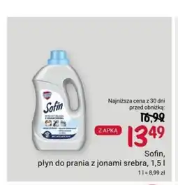 Rossmann Sofin, płyn do prania z jonami srebra, 1,5 l oferta