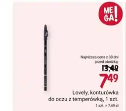 Lovely, konturówka do oczu z temperówką