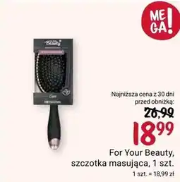 Rossmann Szczotka do masażu For Your Beauty oferta