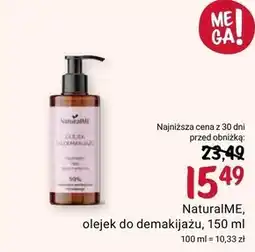 Rossmann Olejek do demakijażu NaturalME oferta