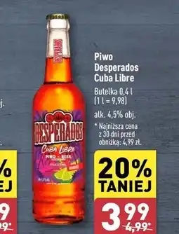 ALDI Piwo Desperados oferta