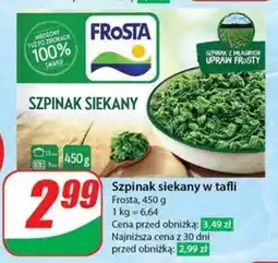 Dino FRoSTA Szpinak siekany 400 g oferta