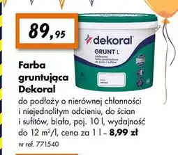 Bricoman Farba gruntująca Dekoral oferta