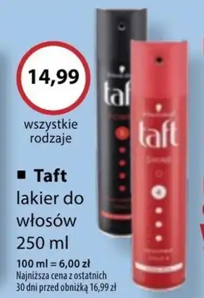 Drogeria alicja Lakier do włosów Taft oferta