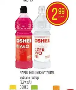 Oshee Napój izotoniczny niegazowany o smaku malinowym 0,75 l