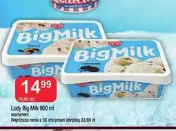 Społem Big Milk Lody smak bakalia 900 ml oferta