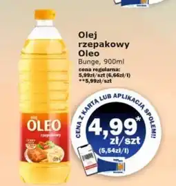 Społem Oleo Olej rzepakowy 0,9 l oferta
