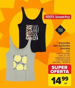 Carrefour Koszulka damska TEX oferta