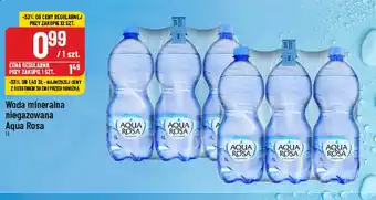 Polomarket Woda mineralna niegazowana Aqua Rosa 1l oferta