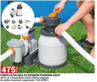 Merkury Market POMPA FILTRUJĄCA DO BASENÓW PIASKOWA 58497 oferta