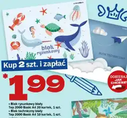 Twój Market Blok rysunkowy biały Top 2000 Basic A4 20 kartek oferta