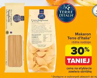 Carrefour Makaron Terre d'Italia oferta