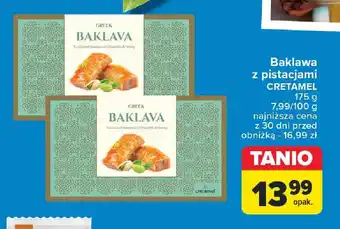 Carrefour Baklawa z pistacjami Cretamel 175 g oferta