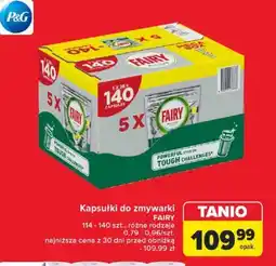 Carrefour Kapsułki do zmywarki Fairy 114-140 szt. oferta