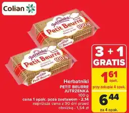 Carrefour Herbatniki Petit Beurre JUTRZENKA 100 g oferta
