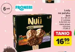 Carrefour Lody na patyku Nuii 6 x 55 ml oferta
