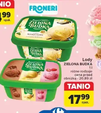 Carrefour Lody Zielona Budka 1 l oferta