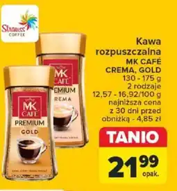 Carrefour Kawa rozpuszczalna MK Cafe Crema, Gold 130-175 g oferta