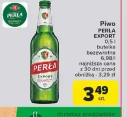 Carrefour Piwo Perla Export 0,5 l oferta