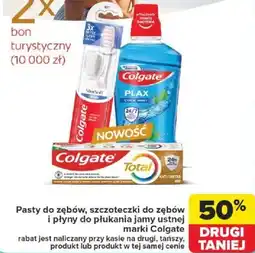 Carrefour Pasty do zębów, szczoteczki do zębów i płyn do płukania jamy ustnej marki Colgate oferta