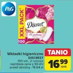 Carrefour Wkładki higieniczne Discreet 100 szt. oferta