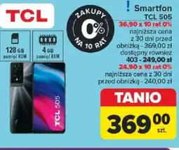 Carrefour Smartfon TCL 505 oferta