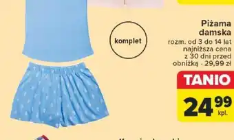 Carrefour Piżama damska oferta