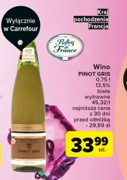 Carrefour Market Wino Pinot Gris 0,75 l oferta