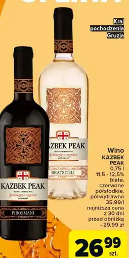 Carrefour Market Wino Kazbek Peak 0,75 l oferta