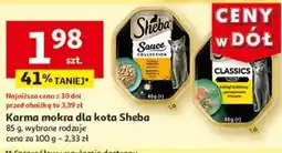 Auchan Karma mokra dla kota Sheba 85 g oferta
