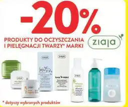 Intermarche Produkty do oczyszczania i pielęgnacji twarzy marki Ziaja oferta