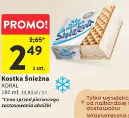 Intermarche Kostka śnieżna Koral 180 ml oferta