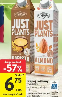 Intermarche Napój roślinny Tymbark oferta