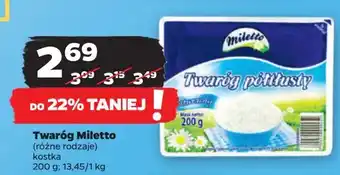 Netto Twaróg połtłusty MILLE NATURE oferta