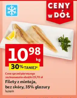 Filet z mintaja mrożony 35 % glazury