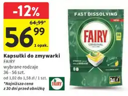 Intermarche Kapsułki do zmywarki FAIRY oferta