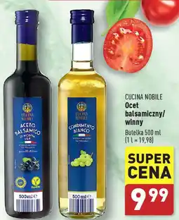 ALDI Cucina Nobile Ocet balsamiczny/winny 500 ml oferta